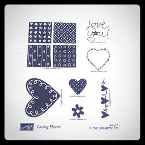 Stampin up. Loving hearts 2003